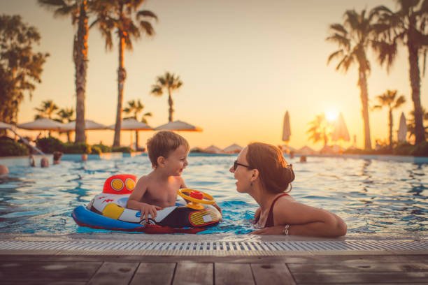 Anne ve çocuk tatil anısı